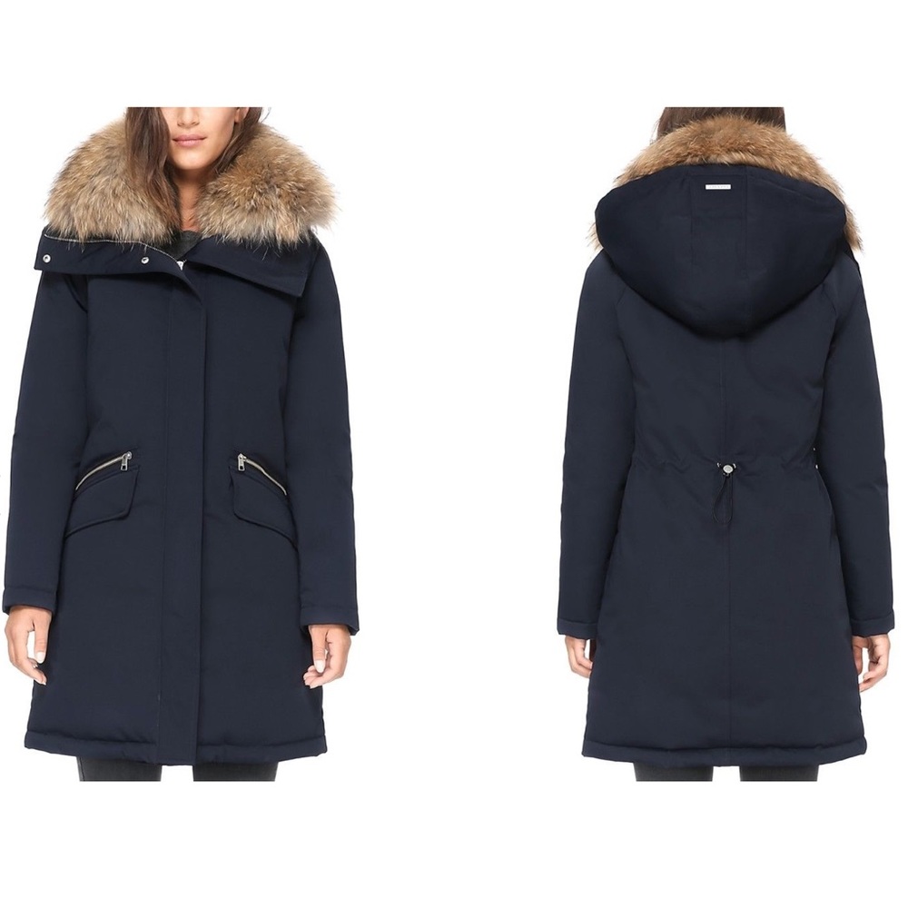 Soia & Kyo Navy Parka